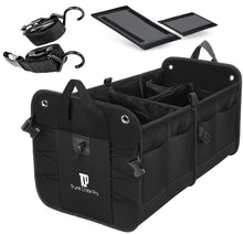 TrunkCratePro Best Premium multi compartments trunk organizer with straps - Ideal for Vehicles SUV Van RV Car Truck (Black) | TrunkCratePro.